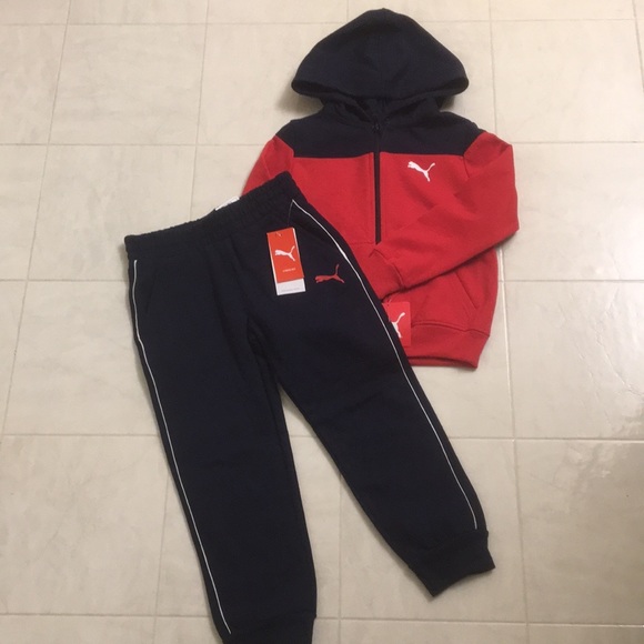 puma hoodie and joggers